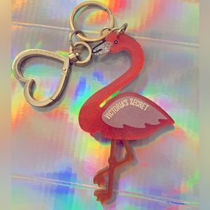 🤑3 for $20🤑 Victoria Secret flamingo keychain